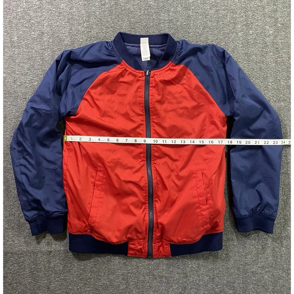 Old Navy Jacket Jersey Style Reversible Blue Red Size XL(14/16)